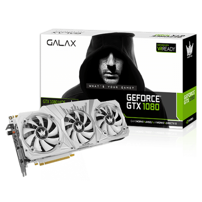 GALAX GTX 1080 HOF (HALL OF FAME) 8GB DDR5X – TRIPLE FAN – ToniX Computer
