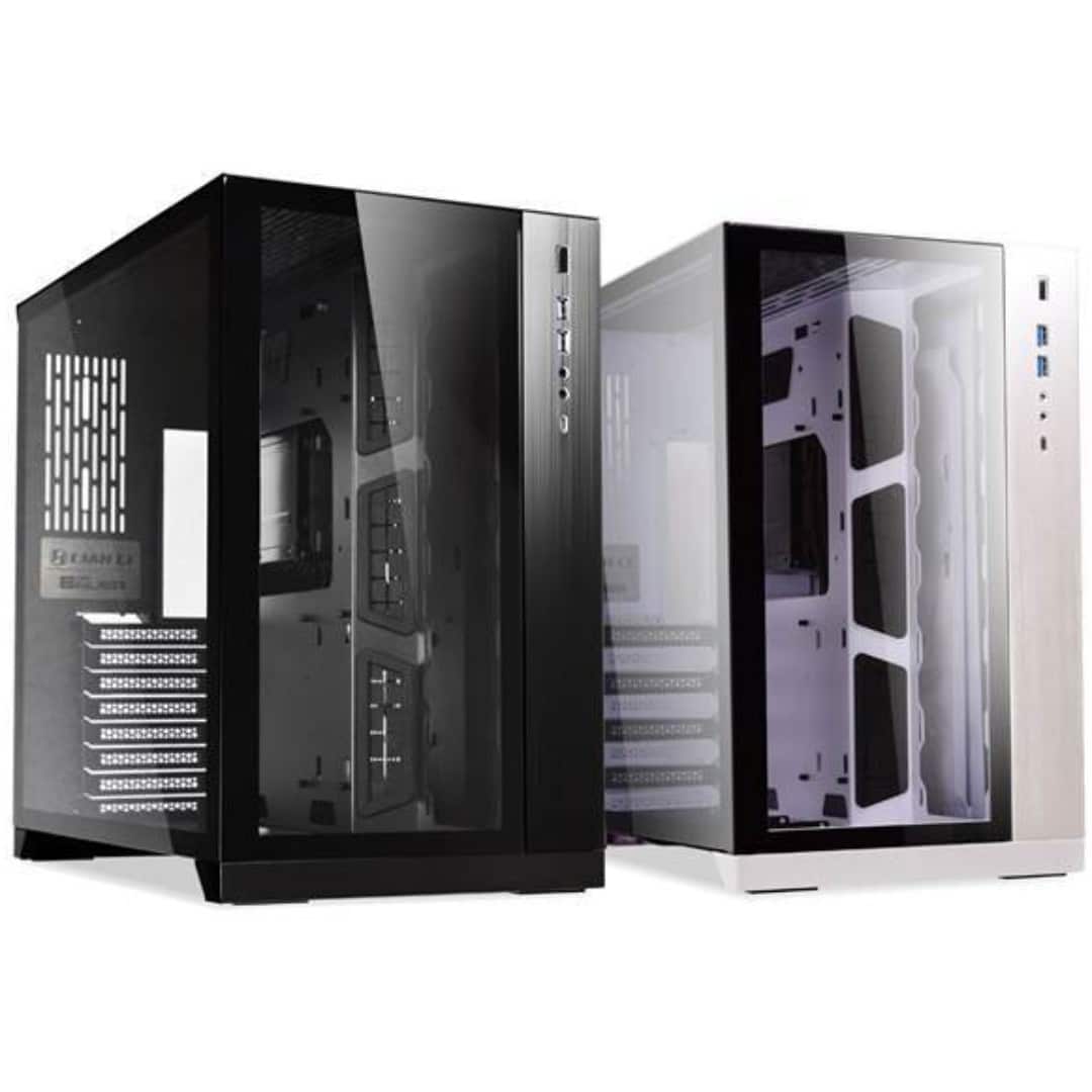 Lian Li O11 Dynamic Mini Black- SECC / Aluminum /Tempered Glass/ ATX, Mirco  ATX , Mini-ITX / Mini Tower Computer Case - O11D Mini-X ( Power Supply