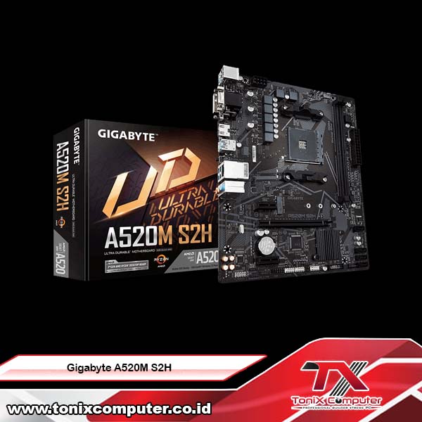GIGABYTE A520M S2H AM4 Micro ATX AMD Motherboard 