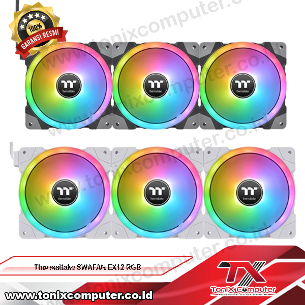 SWAFAN EX12 RGB PC Cooling Fan TT Premium Edition 3 Pack – Thermaltake USA