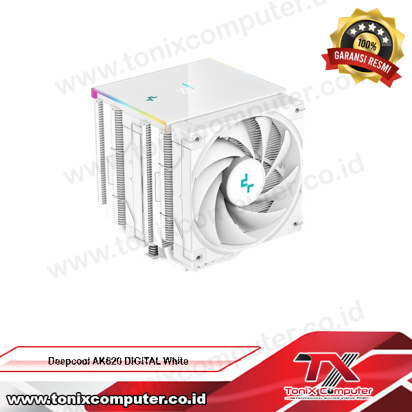  AK620 CPU Cooler, Equipped with 6 Copper Heat-Pipes Dual Tower  CPU air Cooler with 120mm PWM 1850RPM 68.99CFM Each for Intel LGA  1700/1200/1151/1150/1155 AMD AM5/AM4 : Electronics