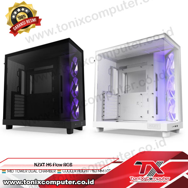 H6 Flow, NZXT Gaming PC Cases, Gaming PCs