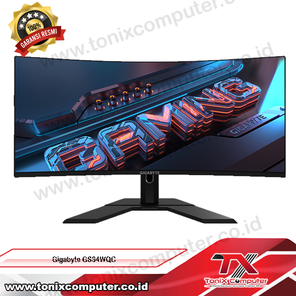 Gigabyte GS34WQC 3‎4″ WQHD Curved Gaming Monitor 135Hz – ToniX Computer
